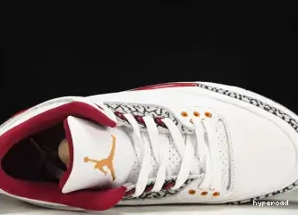 Hyperoad  Retro Red” Jordan Air 3 “Cardinal 0428